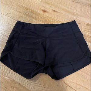 Black lululemon shorts